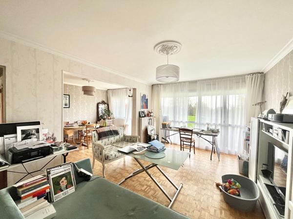 Appartement Caen 4 pièce(s) 90 m2 - rez de jardin - terrasse sud - cave - garage fermé