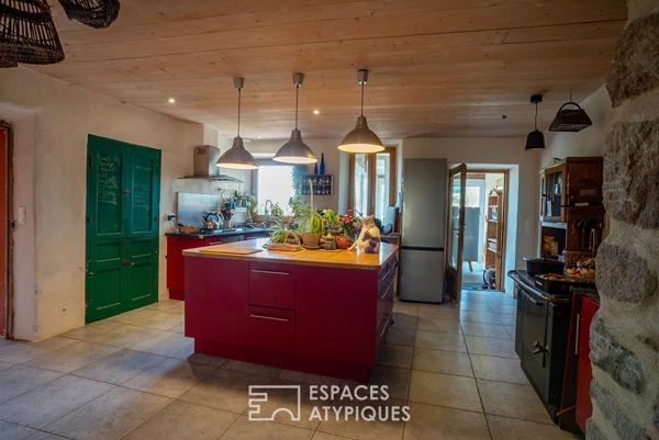 Mas de caractère rénové avec ses gîtes, sa piscine et son atelier d’artiste