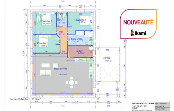 Maison de 104 m²