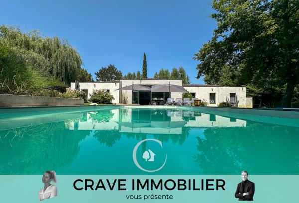 Baron (33750) VILLA ARCHITECTE T7 - 6 CHAMBRES - PISCINE - GARAGE