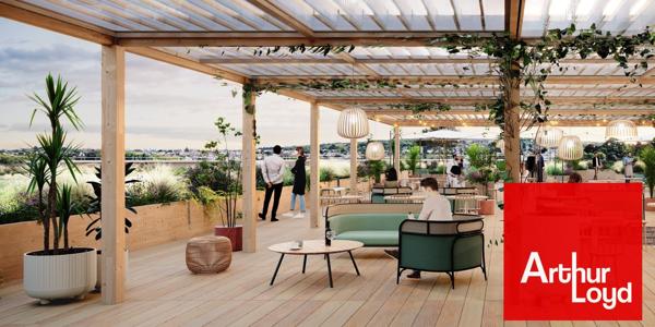 Bureaux neufs à vendre ou louer à Castelnau-le-Lez avec terrasses rooftop