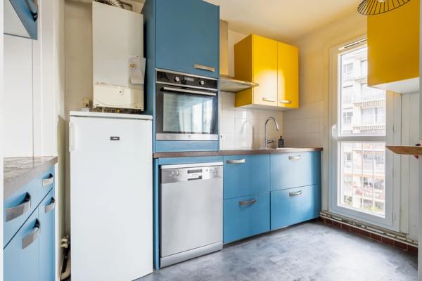 T2 43m² rafraîchi à neuf — 5ème étage avec ascenseur — Paris 19ème