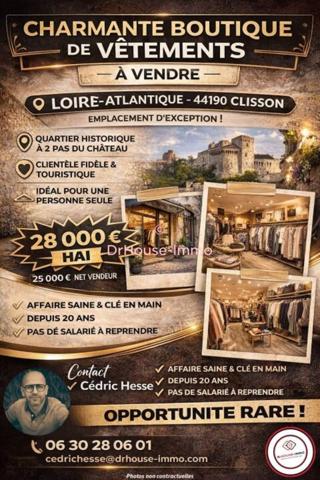 Commerce à vendre de 50 m²