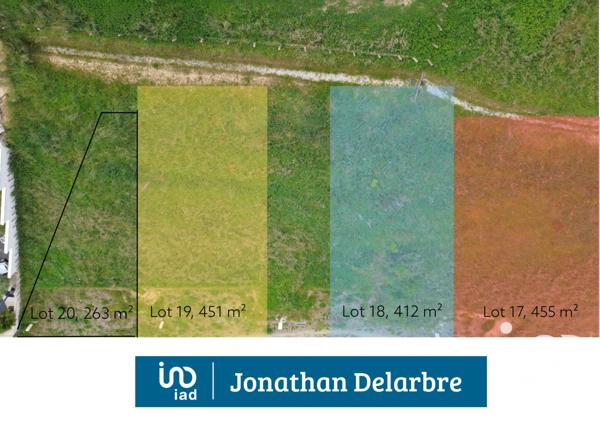 Terrain à vendre 455 m² Septème