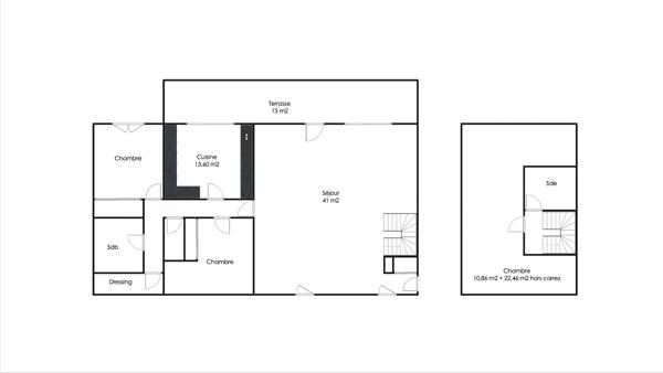 APPARTEMENT TYPE 4 EN DERNIER ÉTAGE ! 