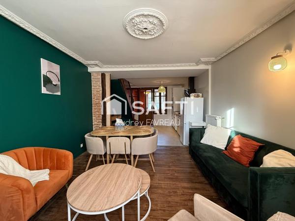 Maison de ville rénovée vendue entièrement meublée