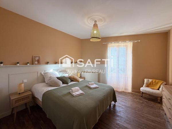 Maison de ville rénovée vendue entièrement meublée