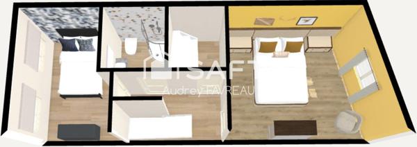 Maison de ville rénovée vendue entièrement meublée