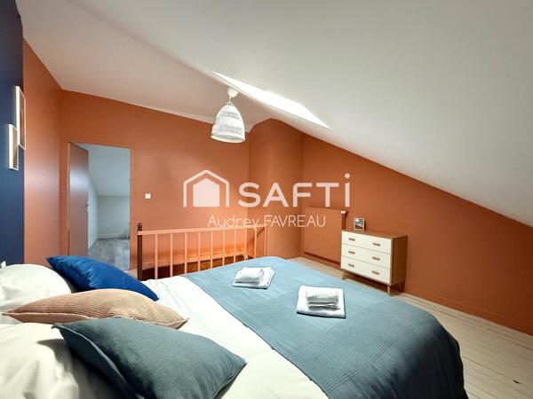 Maison de ville rénovée vendue entièrement meublée