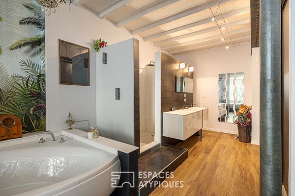 Appartement familial type loft avec vue sur la nature