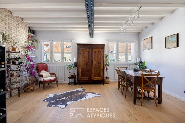 Appartement familial type loft avec vue sur la nature