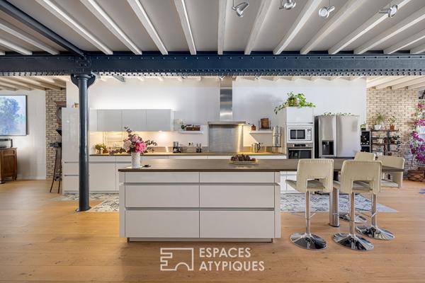 Appartement familial type loft avec vue sur la nature