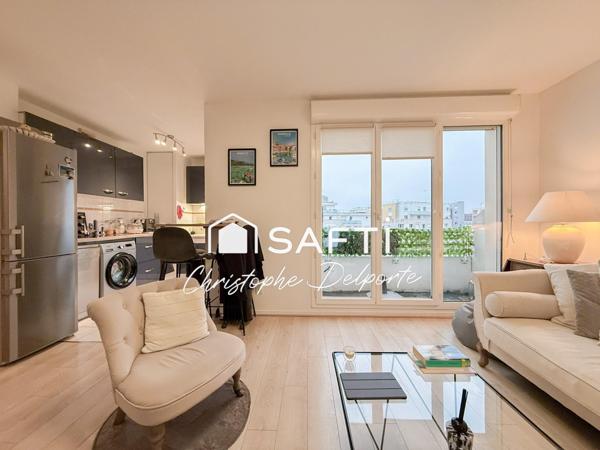 Appartement T2 - 44,73m² - Coty - Parking