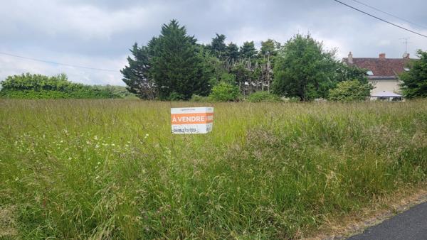 Draché proche de l'axe Ste Maure - Châtellerault, beau terrain de 1560 m² constructibles - Réseaux en limite de propriété.