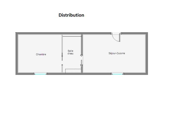 Appartement 2 pièces - 26 m²