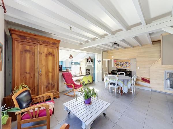 Belle maison de caractère rénovée – 145 m² – 4 chambres – Terrain 566 m²