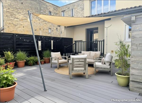 Appartement sur les quais avec grande terrasse