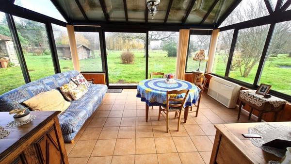 Propriété 170m²: hab principal 151m² + Gite 19m² + dép 138m² / 6841m²