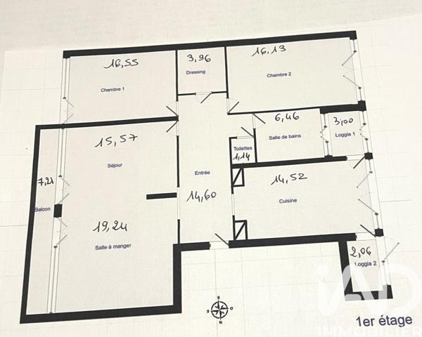 Appartement à vendre 4 pièces 108 m² Échirolles