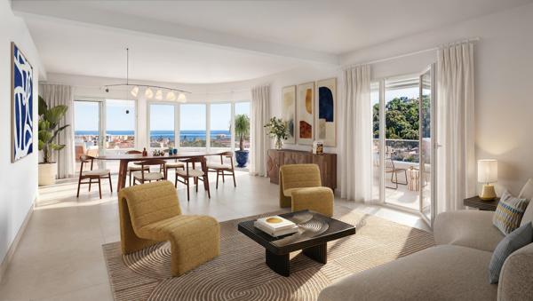 Roquebrune-Cap-Martin – 3P appartement- Vue Mer - Nouvelle résidence entre Monaco & Italie