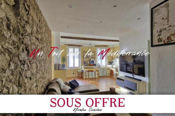 SOUS OFFRE ---- Maison de village avec jardinet-terrasse et garage à Puget Ville, 3 chambres, 147 m2 aménagés dont 130m2 habitables