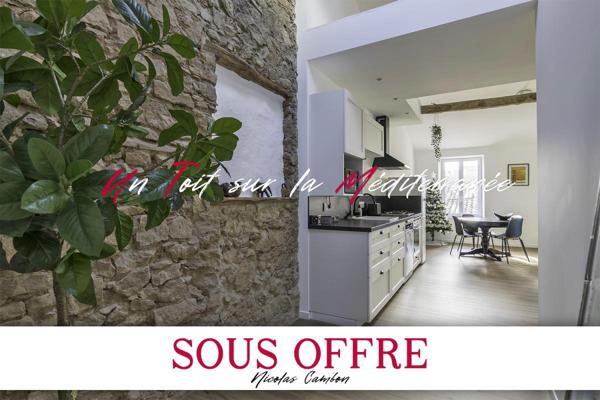 SOUS OFFRE ---- Maison de village avec jardinet-terrasse et garage à Puget Ville, 3 chambres, 147 m2 aménagés dont 130m2 habitables