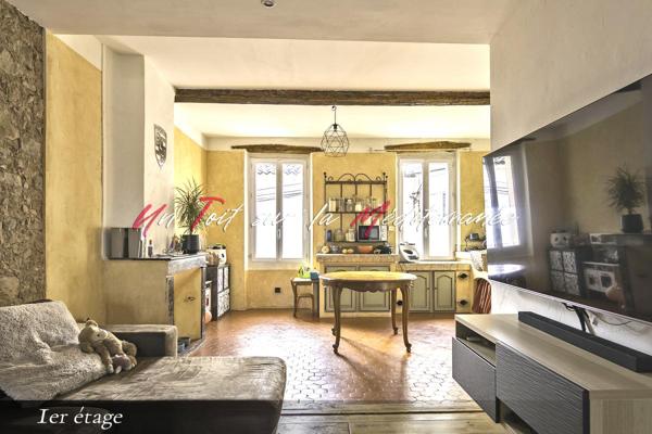 SOUS OFFRE ---- Maison de village avec jardinet-terrasse et garage à Puget Ville, 3 chambres, 147 m2 aménagés dont 130m2 habitables