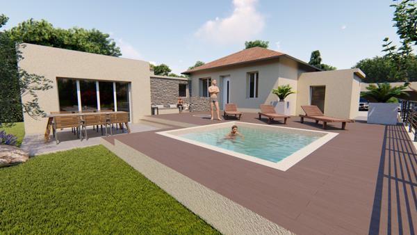 Aubagne (13400) Terrain Aubagne avec constructeur ou libre constructeur les Solans de 700m² avec 20% d'emprise au sol avec gar