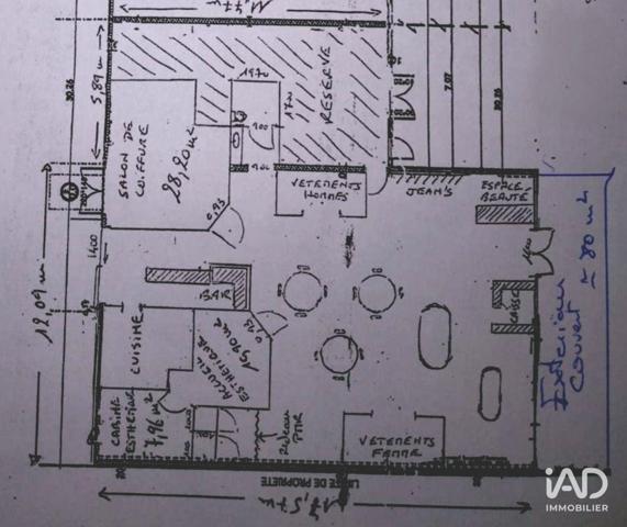 Droit au bail à vendre 288 m² Saint-Vincent-de-Tyrosse