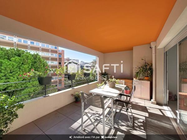 13008-Type 3 traversant  de 65m2 - Calme-Terrasse.