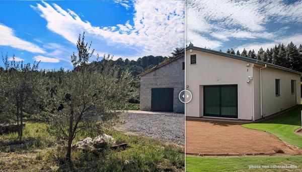 Bâtiment et terrain