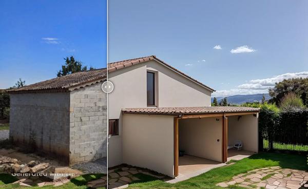 Bâtiment et terrain