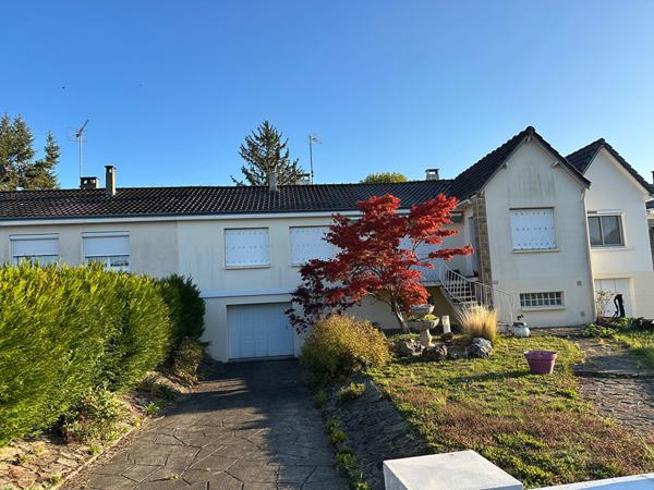 Maison de 98m2 sur sous sol quartier Pierre et Marie Curie à Châteauroux