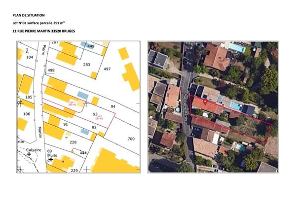 Terrain Bruges 390 m2