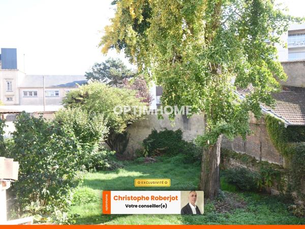 Magnifique Appartement de caractère de 103m2 rénové et avec jardin partagé au centre ville de CHALON SUR SAONE (71)