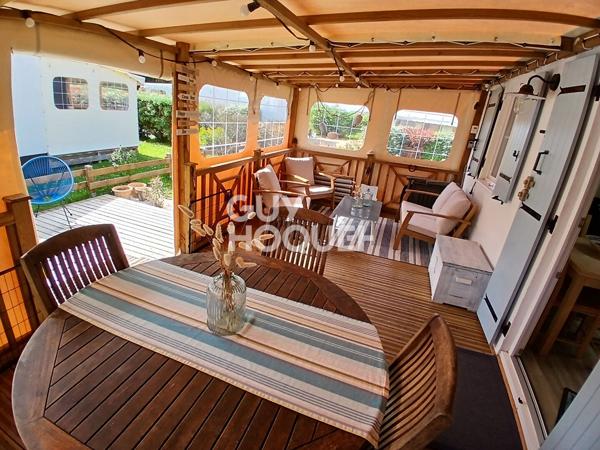TERRAIN DE LOISIRS 202 m2 avec CHALET ossature bois 3P, 2ch,  ST PIERRE OLERON