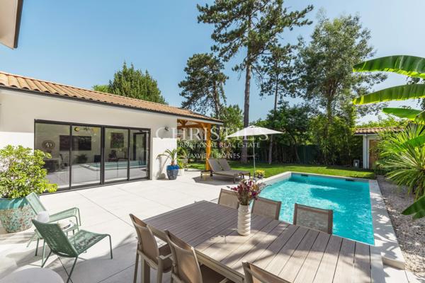 Le Bouscat – Élégante villa d’architecte de 2022 avec piscine et jardin paysager – 4 chambres et 1 bureau