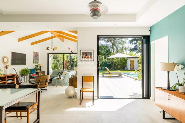 Le Bouscat – Élégante villa d’architecte de 2022 avec piscine et jardin paysager – 4 chambres et 1 bureau