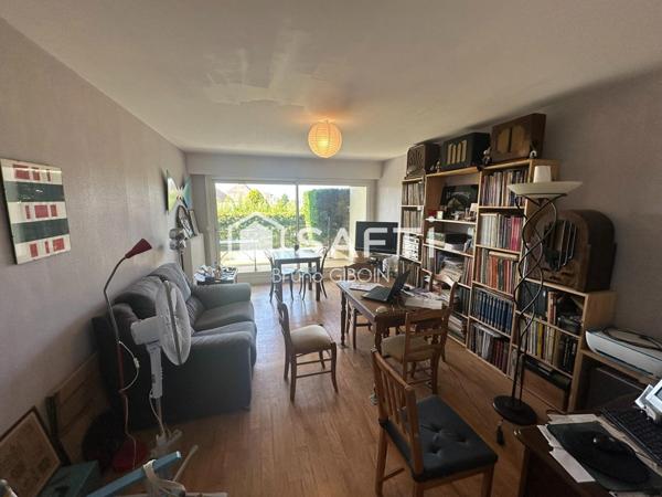 Appartement 3 pièces, 2 chambres, 74 m², terrasse, garage et cave