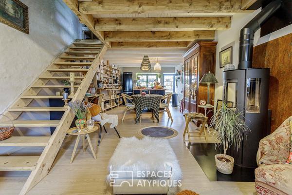 Charmante maison de village renovée avec balcons