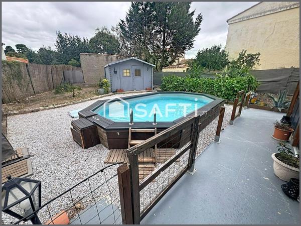 À VENDRE – Maison 3 faces rénovée avec piscine, jardin et panneaux solaires à Limoux