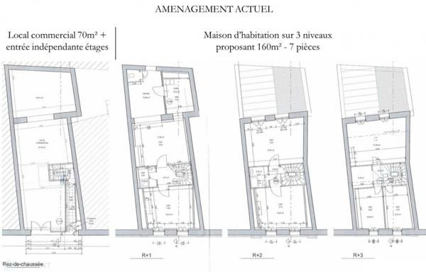MAISON DE VILLE 230 M² SUR PLATEAU