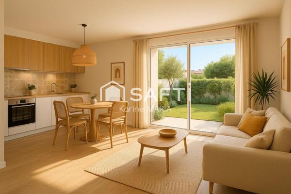 13830 - ROQUEFORT LA BEDOULE - T3 de 67,45 m2 avec terrasse et garage