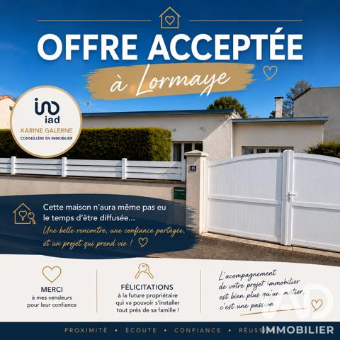 Maison à vendre 4 pièces 76,9 m² Lormaye