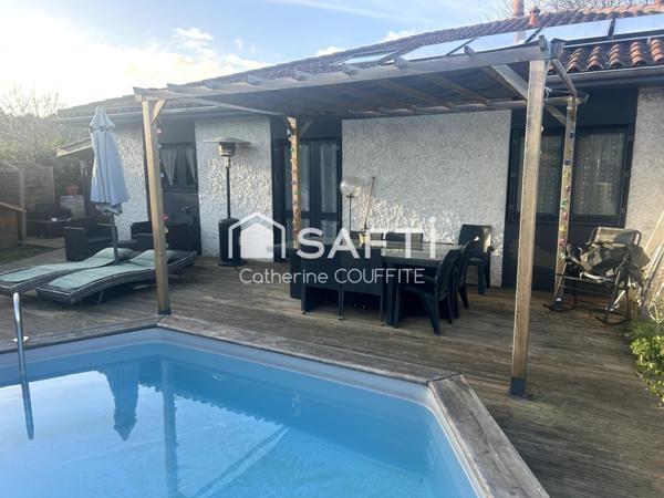 Plain-pied, entre LEOGNAN et GRADIGNAN , 5 ch