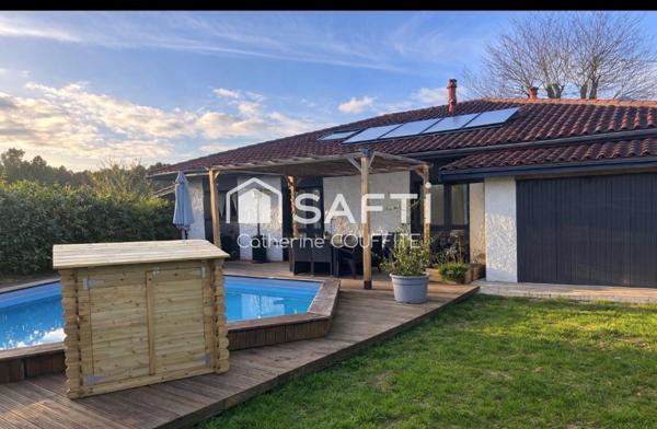 Plain-pied, entre LEOGNAN et GRADIGNAN , 5 ch