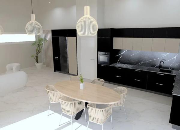 Superbe T3 en duplex, balcon et 2 places de parking