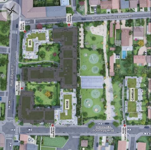 Studio neuf à vendre BEZONS (95), surface habitable 31.63 m2 + parking en sous-sol sécurisé.