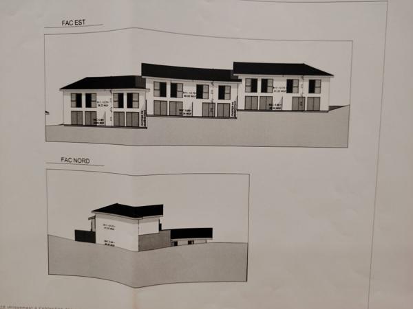 Terrain Boucau 1771 m2 PROJET 8 LOGEMENTS