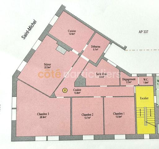 Vente
                Appartement122 m² - 4 Pièces -
                    SAINT HILAIRE DU HARCOUET (50600)